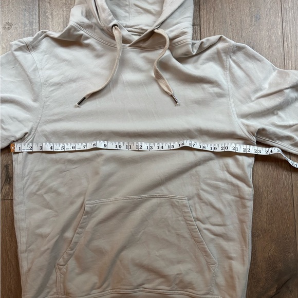 Buck Mason Hoodie Sweatshirt Short Sleeve Brushed Loopback Terry Large - Picture 8 of 16